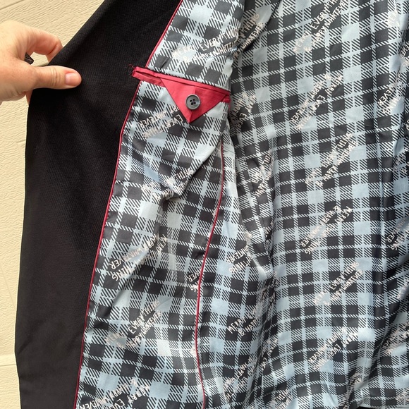 NWT Black OppoSuits Deluxe X-Mas Icons Embroidered Christmas Blazer - Picture 11 of 16